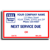 Next Service Due Label 1690A - 1000QTY