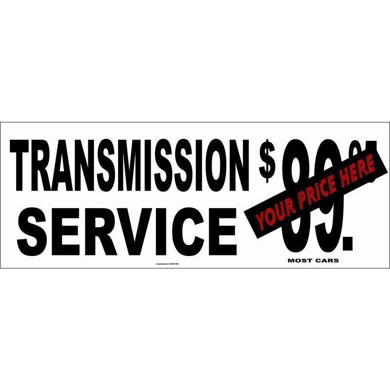 TRANSMISSION SERVICE BANNER #AB25