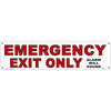 PANEL SIGN EMERGENCY EXIT #PM3