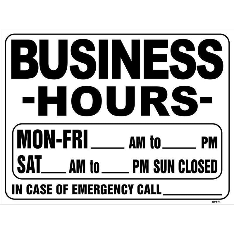 BUSINESS HOURS #SH4