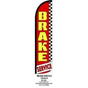 BRAKE SERVICE WINDLESS SWOOPER FLAG # W-SF-JJ1