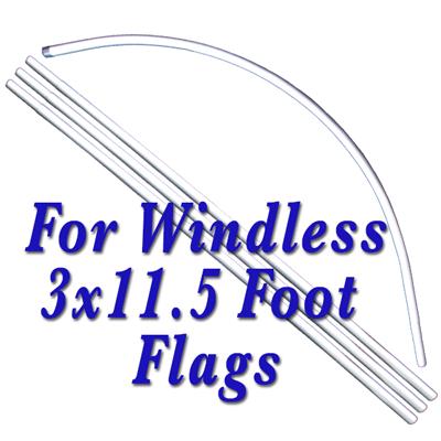 STAR CERTIFIED WINDLESS SWOOPER FLAG SET # W-SF-C65-SET