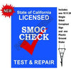 Stake Sign Kit Smog Check Test & Repair