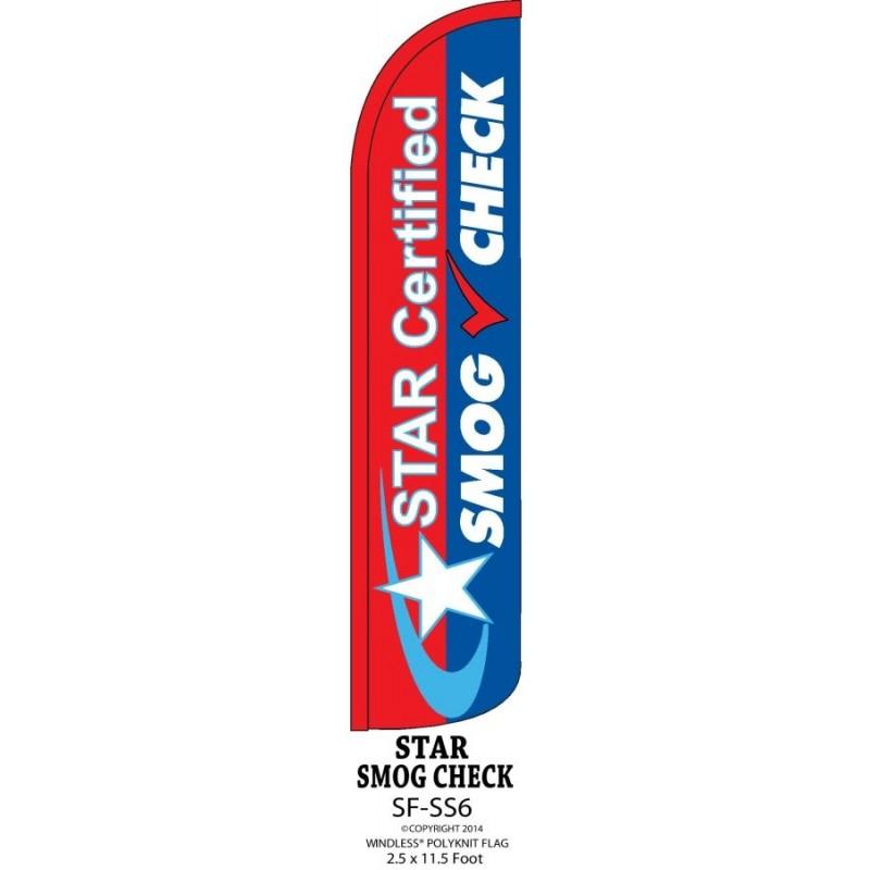 STAR CERTIFIED WINDLESS SWOOPER FLAG W-SF-SS6