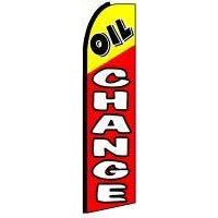 OIL CHANGE SWOOPER FLAG # SF0055