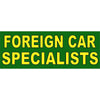 FOREIGN CAR SPECIALISTS BANNER #AB136