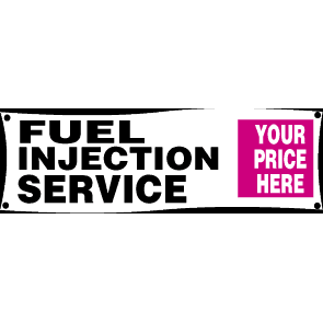FUEL INJECTION SERVICE BANNER #AB18