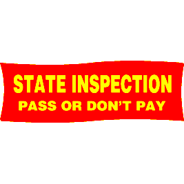 STATE INSPECTION BANNER #AB200