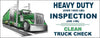 CTC CLEAN TRUCK CHECK ADVERTISING VINYL BANNER AB801
