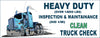 CLEAN TRUCK CHECK ADVERTISING VINYL BANNER AB887