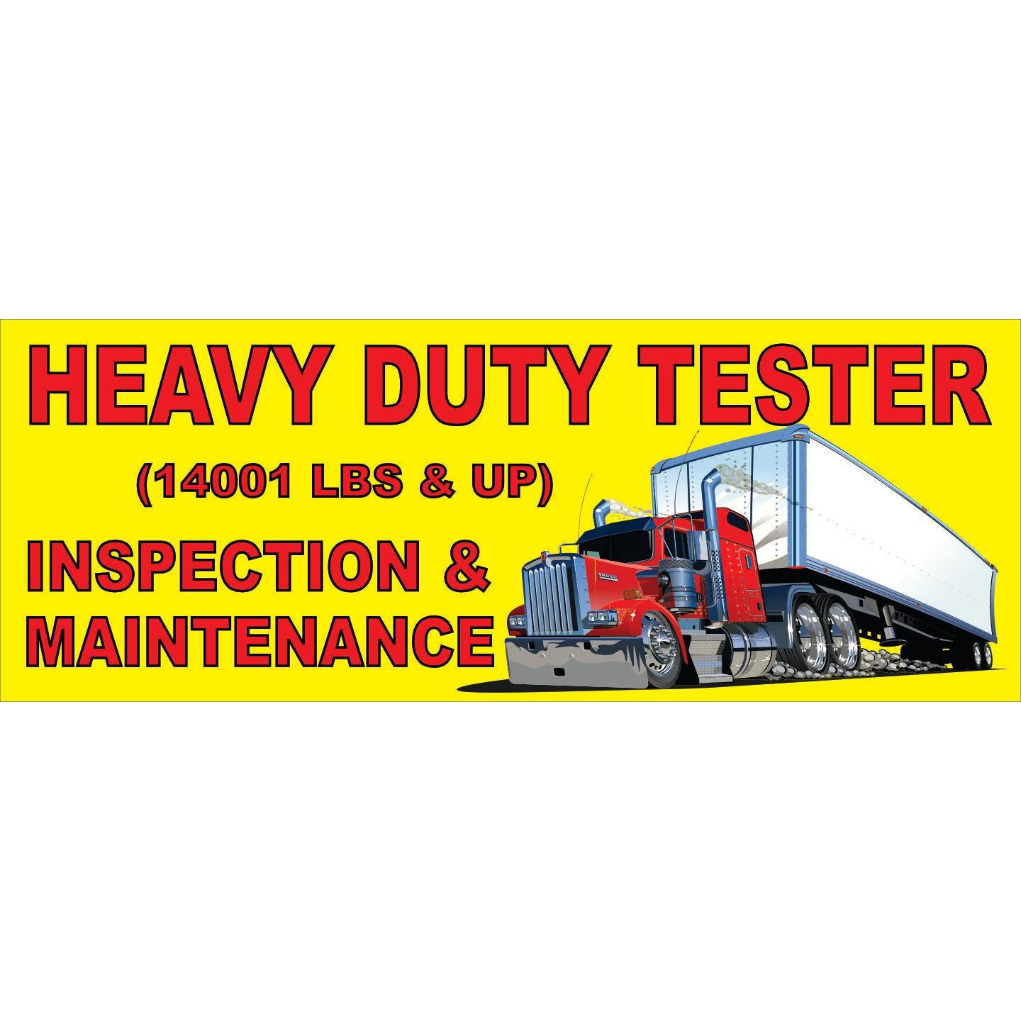 CTC CLEAN TRUCK CHECK ADVERTISING VINYL BANNER AB889