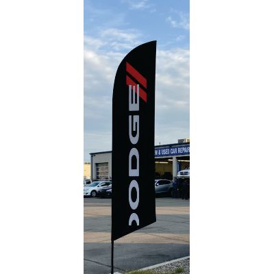 DODGE SWOOPER / FEATHER FLAG