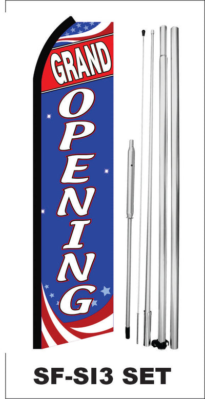 GRAND OPENING SWOOPER FLAG SF-SI3 SET