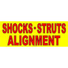 SHOCKS STRUTS ALIGNMENT BANNER  AB230 O/S