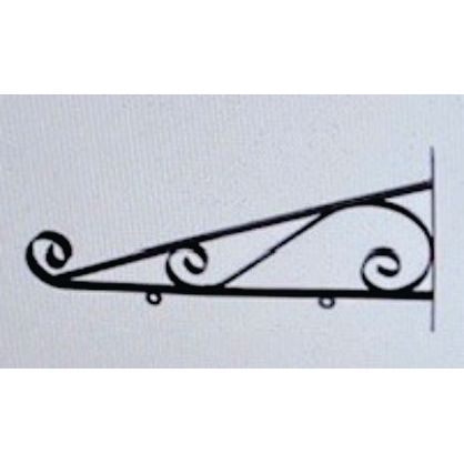 SCROLL BRACKET WALL MOUNTING HARDWARE SIGN HANGER