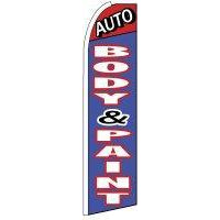 AUTO BODY & PAINT SWOOPER FLAG # SF0012