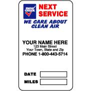 SMOG CHECK NEXT SERVICE - 500QTY - SHIPS IN 48 HOURS! #05-2001-500