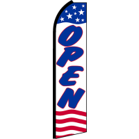 PATRIOTIC OPEN SWOOPER FLAG # SD5