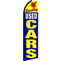 QUALITY USED CARS SWOOPER FLAG # RS4