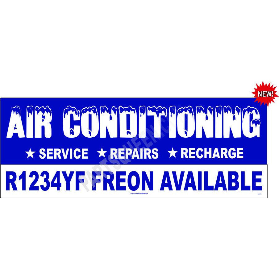 AB-216 A/C BANNER WITH R1234YF FREON NOW AVAILABLE