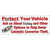 Catalytic Converter Theft Prevention Banner AB-9992 !!!
