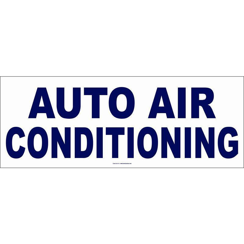 AUTO AIR CONDITIONING BANNER  #AB154 !!!
