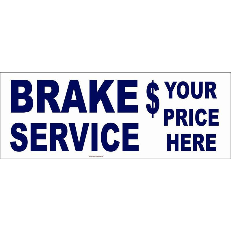 BRAKE SERVICE BANNER #AB257 Parts Queen - Main Image