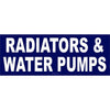 RADIATOR / WATER PUMPS BANNER #AB57