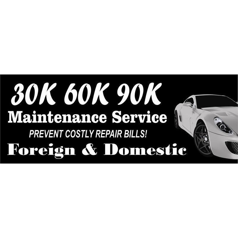 30K 60K 90K  AB80 Automotive Service Maintenance Advertising Banner
