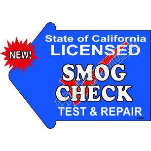 Arrow Stake Sign Kit Smog Check AS-3