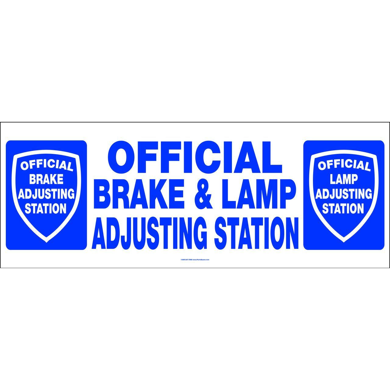 CA BRAKE & LAMP BANNER #BLB11