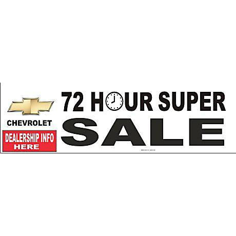 CHEVROLET 72 HOUR BANNER #DB07 !!!
