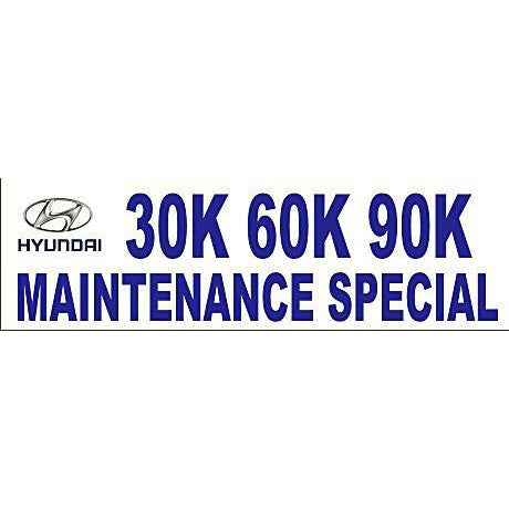 HYUNDAI 30K 60K 90K BANNER #DB14