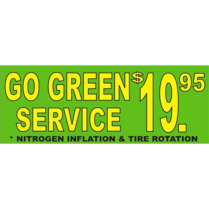 GO GREEN BANNER  #GB15