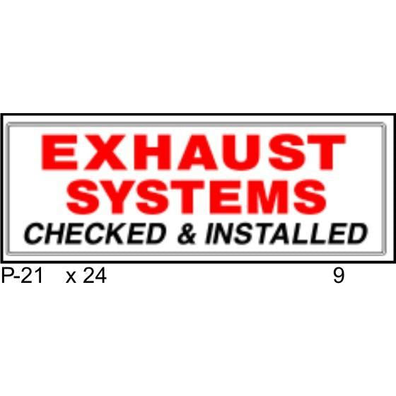 Exhaust Systems P21
