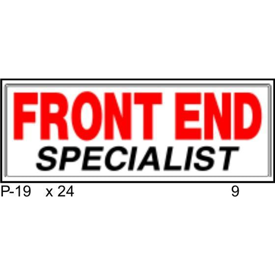 Front End Specialist P19