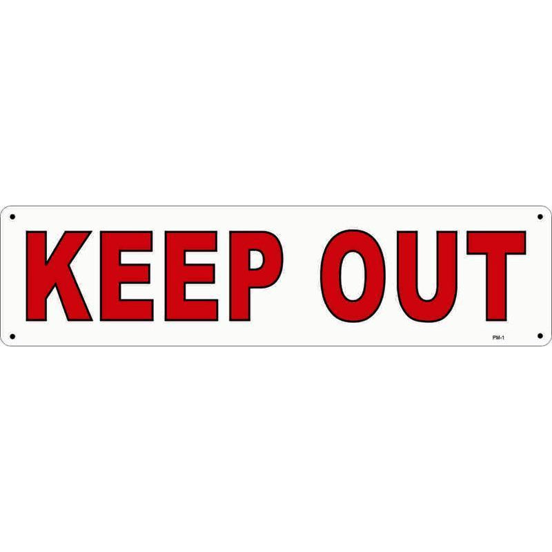 KEEP OUT SIGN #PM1