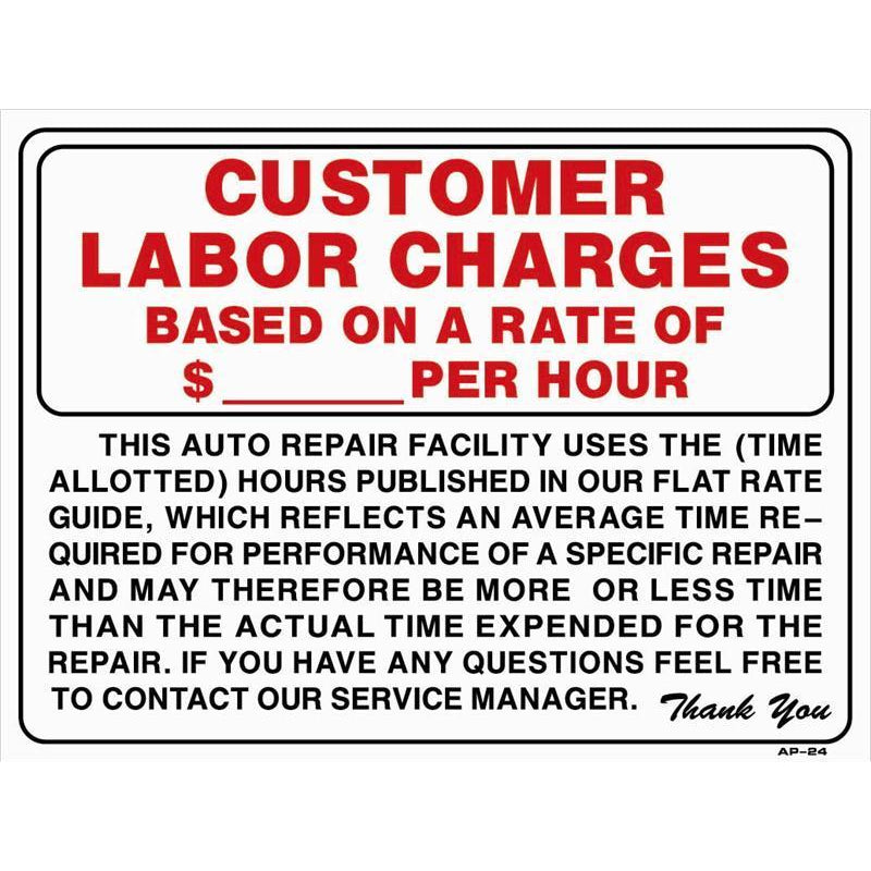 Auto Repair Labor Rates
