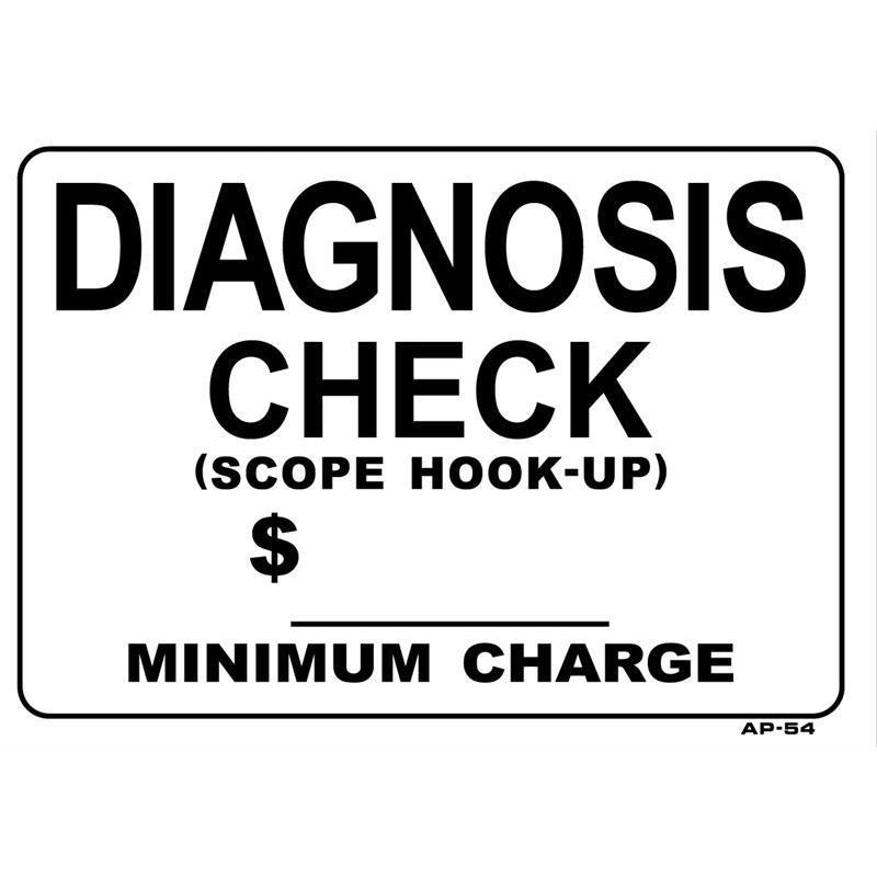 DIAGNOSIS $  SIGN #AP54