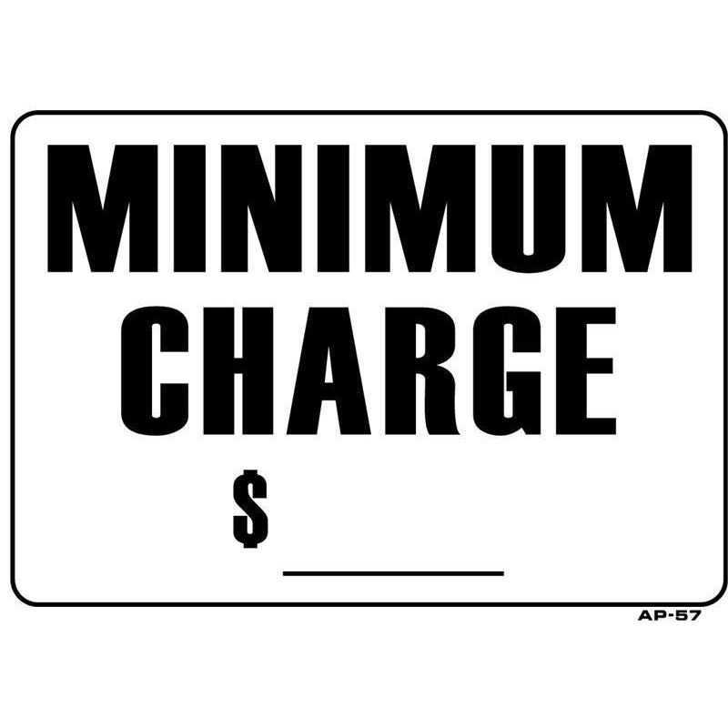 MINIMUM CHARGE #AP57