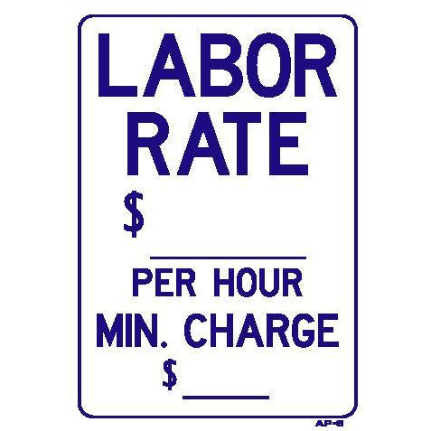 LABOR RATE $  #AP6