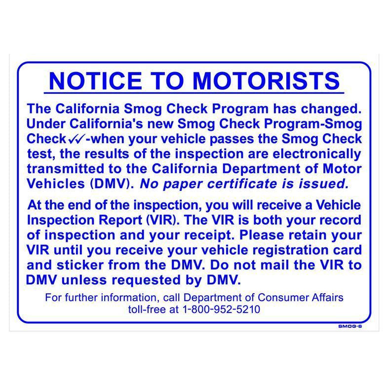 PAPERLESS CERTIFICATE SIGN #SMOG6