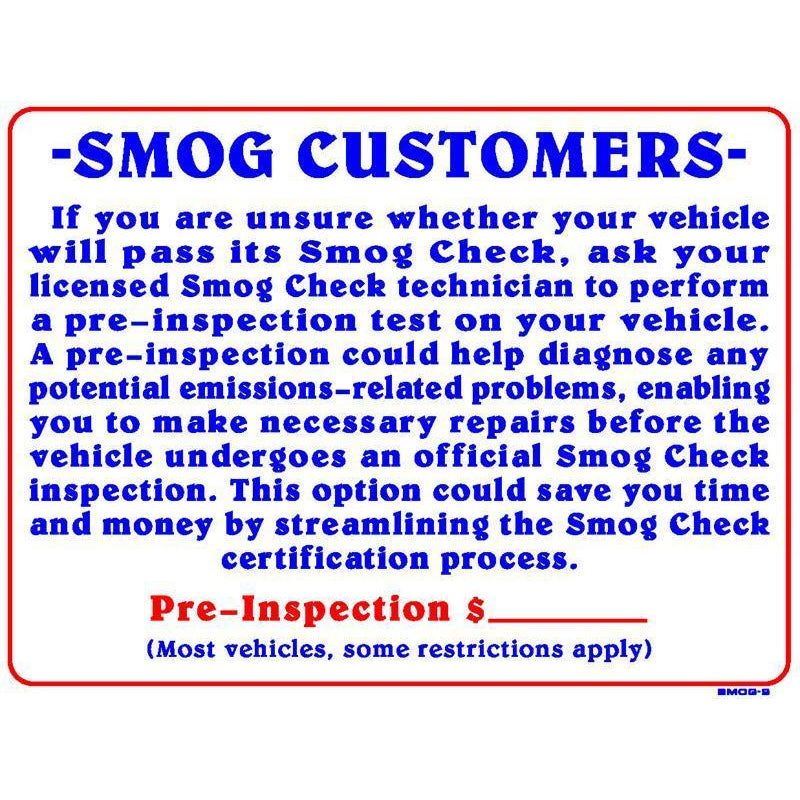 SMOG PRE INSPECTION #SMOG9