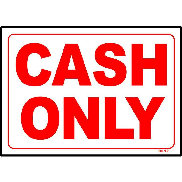 Cash Only