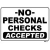 NO PERSONAL CHECKS #CK7