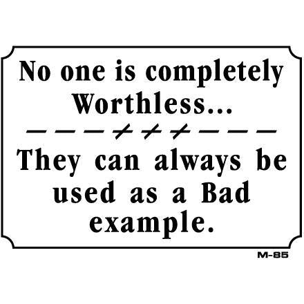 Completely Worthless M85