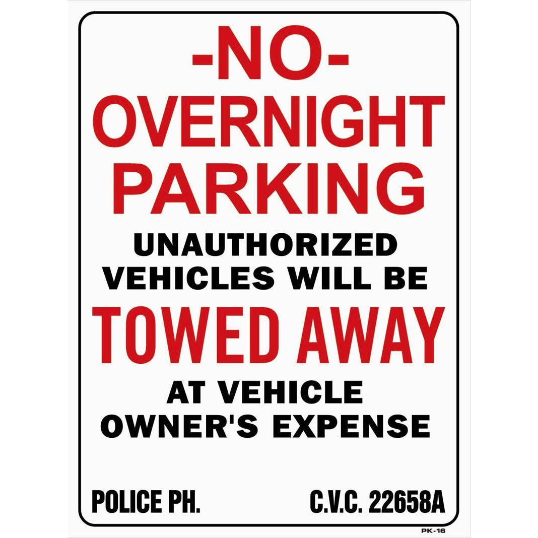 OVERNIGHT PARKING #PK16