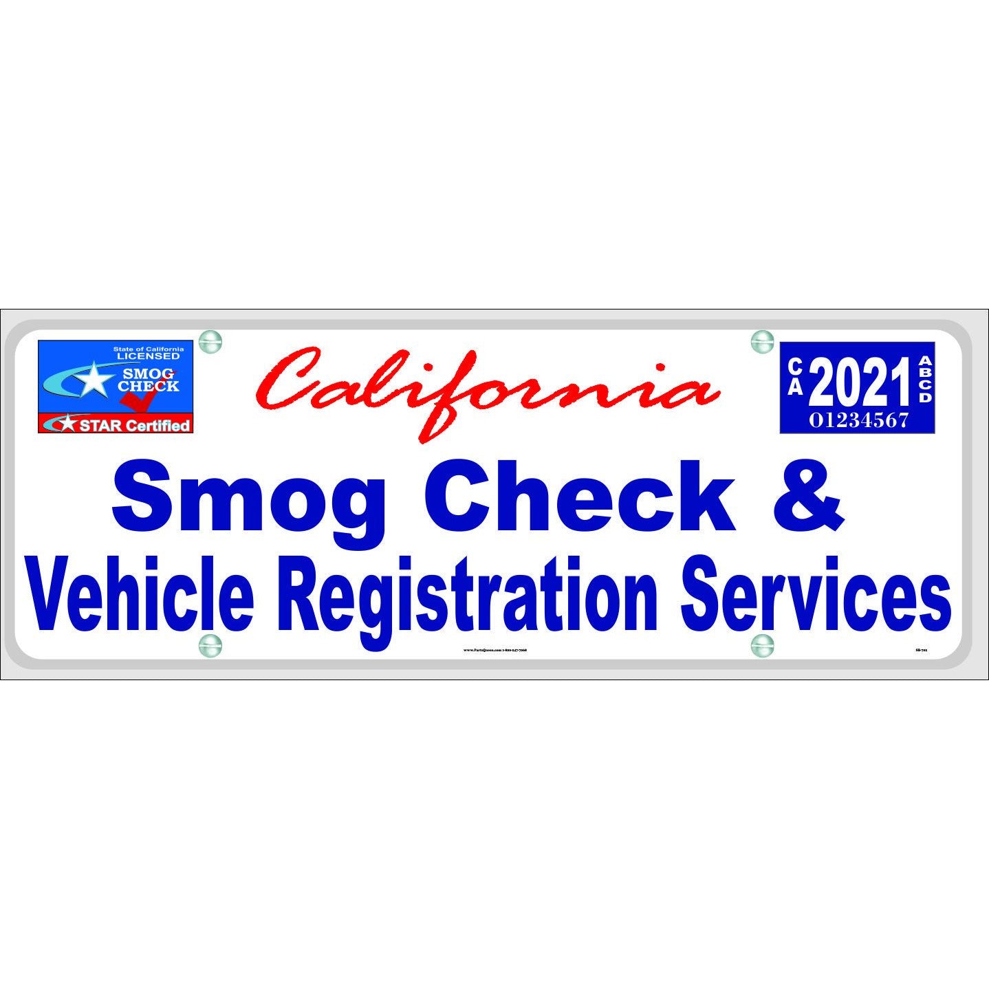 SB-702 SMOG CHECK & VEHICLE REFISTRATION SERVICES, STAR CERTIFIED