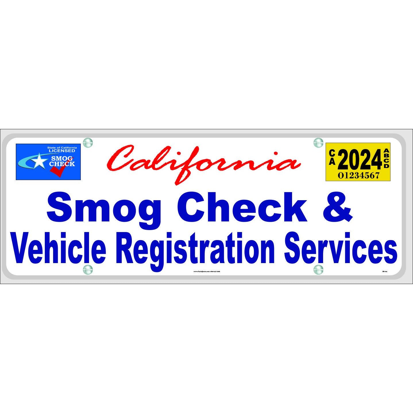 SB-703 SMOG CHECK & VEHICLE REGISTRATION SERVICES