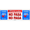 Spanish Banner, No Pasa No Paga SB-STAR33-SP !!!